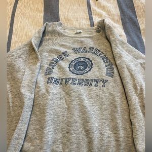 George Washington University vintage sweatshirt, crewneck